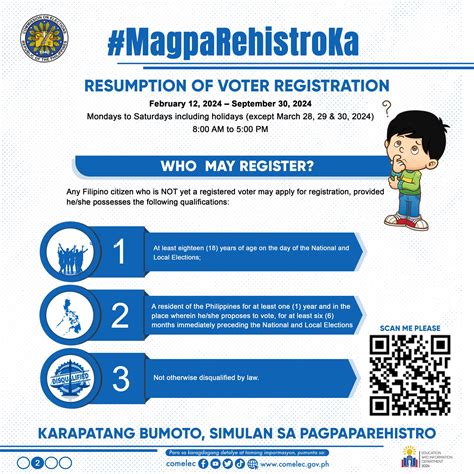 COMELEC Voter Registration Guide: How to register .